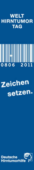 Banner zum Welthirntumortag am 08.06.2011 - Skyscraper